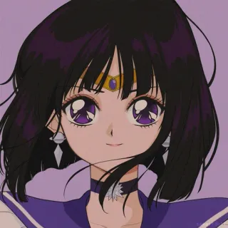 🌌 Sailor Pluto Sailor Moon anime, sailor pluto, sailor moon, cartoon, magic girl, manga telegram sticker