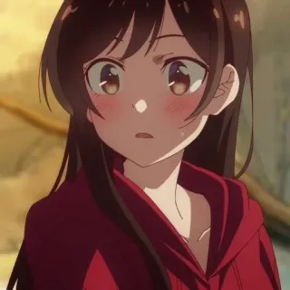 🧣 Chizuru Ichinose Rent-a-Girlfriend Anime, Ragazza, Chizuru, Rent-a-Girlfriend, Carina, Manga, Cartone animato telegram sticker