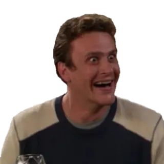 😃 Marshall Eriksen How I Met Your Mother divertente, felice, eccitato, serie TV, commedia, HIMYM telegram sticker