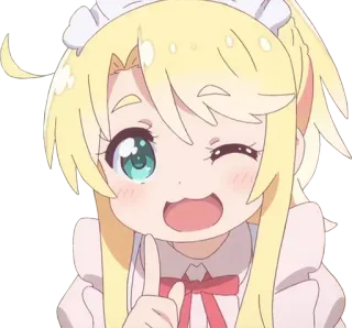 🤣 Anime, Lindo, Chica, Maid, Kawaii telegram sticker