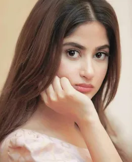 😔 Sajal Aly actress, celebrity, Sajal Aly, portrait, Pakistani actress telegram sticker