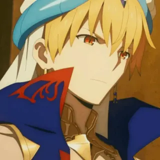 ✨ Gilgamesh Fate/Zero anime, golden, king, archer, fate telegram sticker
