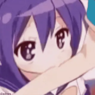 🌟 Konata Izumi Lucky Star telegram sticker