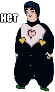 😳 нет penguin, animal, funny, winter, cute whatsapp sticker
