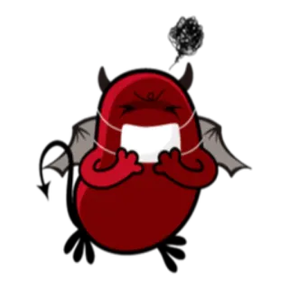 Ангел-Демон Боб @StikerDi telegram stickers