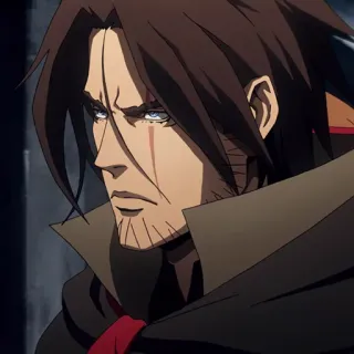 ⛓ Alucard Castlevania Аниме, Вампир, Netflix, Тёмный, Воин telegram sticker