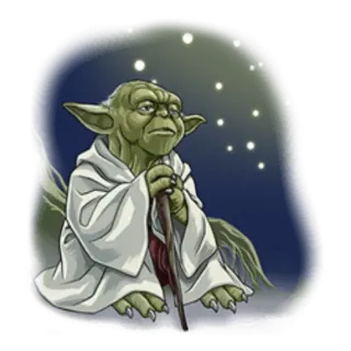 Yoda @StikerDi telegram stickers