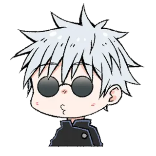 😗 Gojo Satoru Jujutsu Kaisen Anime, Manga, Chibi, Gojo Satoru, Jujutsu Kaisen telegram sticker