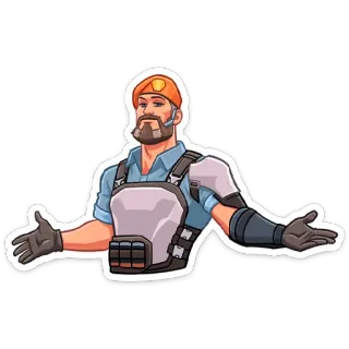 🙌 Brimstone Valorant brimstone, valorant, video game, agent whatsapp sticker