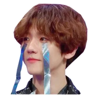 😭 persona, llorando, triste, emoción, retrato whatsapp sticker