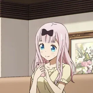 💌 Chika Fujiwara Kaguya-sama: Love Is War anime, chika, fujiwara, kaguya-sama, love is war, charakter, süß telegram sticker