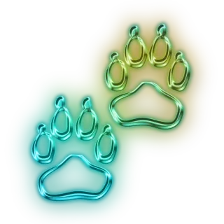 🐾 paw print, animal tracks, dog paw, cat paw, animal, pet telegram sticker