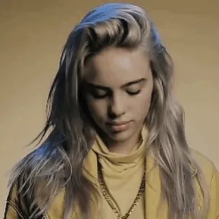 🕸 Billie Eilish Musik, Sänger, Promi, Porträt, Billie Eilish telegram sticker