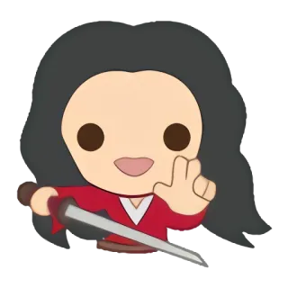 🦇 Mulan whatsapp sticker