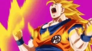 🔥 Goku Dragon Ball 悟空, 超级赛亚人, 龙珠, 动漫, 卡通, 格斗, 漫画 whatsapp sticker
