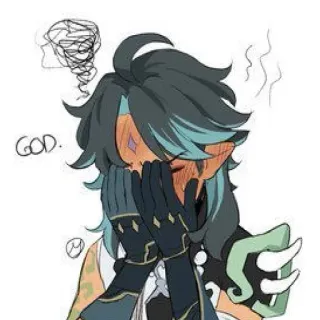 😳 Xiao Genshin Impact God. Anime, Gioco, Arrabbiato, Xiao, Genshin, Impact telegram sticker
