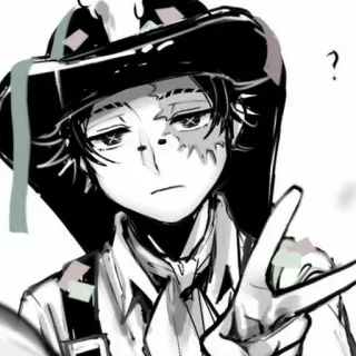 ☔️ anime, manga, cartoon, character, illustration telegram sticker