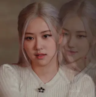 🙂 Rose Rose, Kpop, singer, idol, Blackpink, celebrity, woman telegram sticker