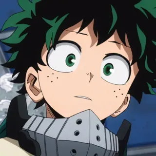 🥦 Izuku Midoriya My Hero Academia anime, manga, My Hero Academia, Izuku Midoriya, Deku, hero, superhero, character telegram sticker
