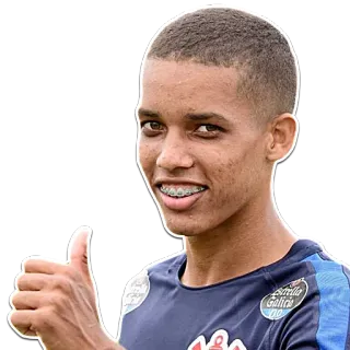 👍 persona, pulgar arriba, sonrisa, positivo, aprobación, acuerdo whatsapp sticker