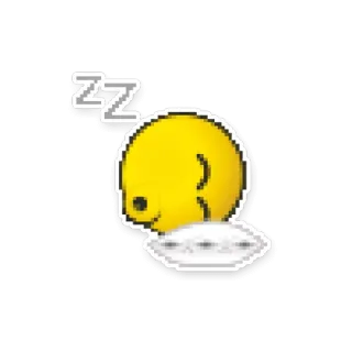 😴 giấc ngủ, ngủ, zz, mệt mỏi, gối, giấc mơ telegram sticker