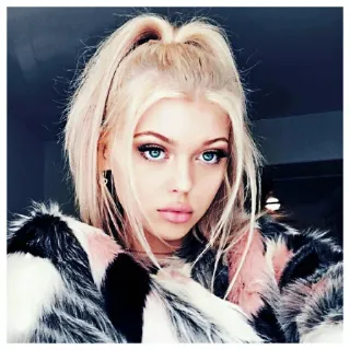 🥀 Loren Gray chân dung, tóc vàng, phụ nữ, người nổi tiếng, Loren Gray telegram sticker
