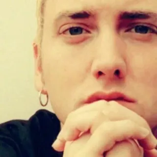 😶 Eminem Eminem, 说唱歌手, 名人, 肖像 telegram sticker