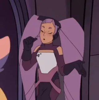 🛠 Entrapta She-Ra and the Princesses of Power cartoon, animated, purple, character, Entrapta, She-Ra, Princesses of Power telegram sticker