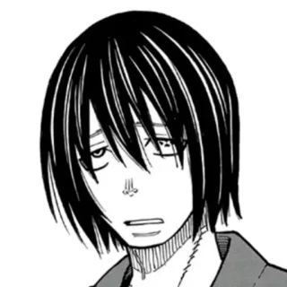 🎨 Tamaki Kotatsu Fire Force anime, fire force, tamaki kotatsu, manga telegram sticker