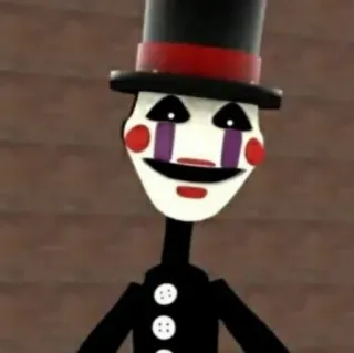 💜 Puppet Five Nights at Freddy's puppet, marionette, Five Nights at Freddy's, fnaf, animatronic, horror telegram sticker