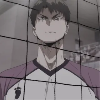 💷 haikyuu, anime, volley, personnage, manga telegram sticker