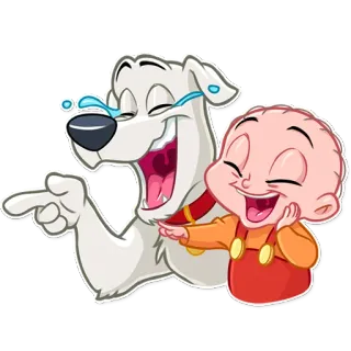 Brian and Stewie telegram stickers