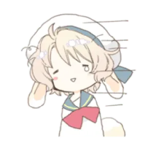 🌬 Anime, Chibi, Sailor, Lindo, Dibujos animados whatsapp sticker