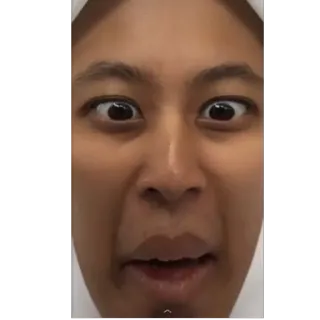 😲 脸, 人, 搞笑, 表情, 梗 telegram sticker