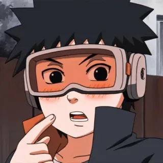 🌟 Obito Uchiha Naruto Anime, Personnage, Obito Uchiha, Naruto, Ninja whatsapp sticker