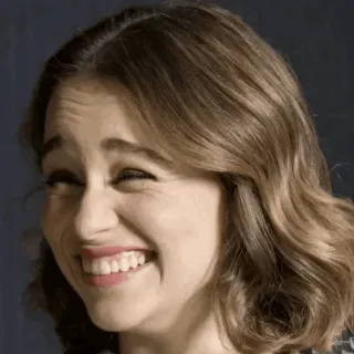 😂 mujer, sonrisa, cara, expresión, retrato whatsapp sticker