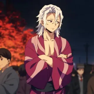 💎 Tengen Uzui Demon Slayer Anime, Manga, Demon Slayer, Tengen Uzui, Personaje telegram sticker