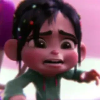 🩰 Vanellope von Schweetz Wreck-It Ralph dibujos animados, película, disney, vanellope, rompe ralph telegram sticker