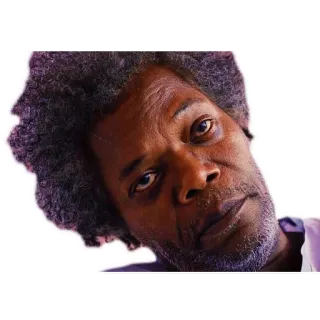😐 Samuel L. Jackson 배우, 유명인, 초상화, 남자 whatsapp sticker