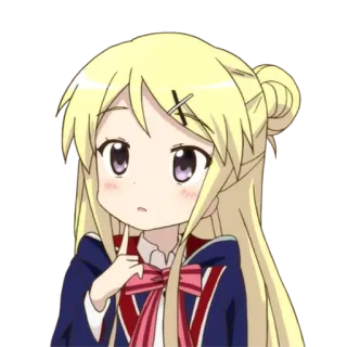 🤔 Anime, Mädchen, Cartoon, Süß, Charakter telegram sticker