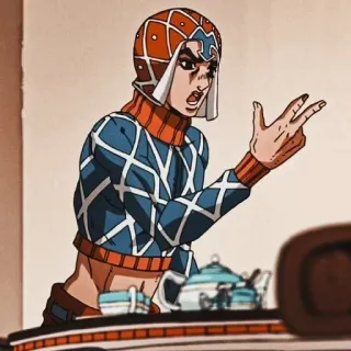 😐 Guido Mista JoJo's Bizarre Adventure Anime, Jojo, Mista, Guido Mista, Personage telegram sticker