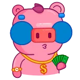 Biggy Piggy telegram stickers
