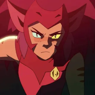 😾 Catra She-Ra and the Princesses of Power Desenho animado, Felino, Bravo, Guerreiro, Animação telegram sticker