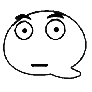 😐 dibujo animado, meme, personaje, sticker, cara telegram sticker