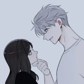🩸 Anime, Coppia, Romance, Amore, Relazione, Uomo, Donna telegram sticker