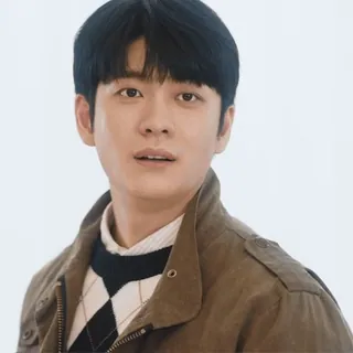 😯 男人, 肖像, 韩国, 夹克, 毛衣, 模特, 人 telegram sticker