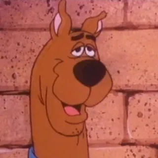 🤤 Scooby-Doo cartoon, dog, Scooby-Doo, character telegram sticker