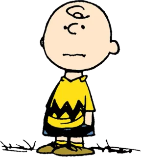 😐 Charlie Brown Peanuts 漫画, ピーナッツ, チャーリー・ブラウン telegram sticker