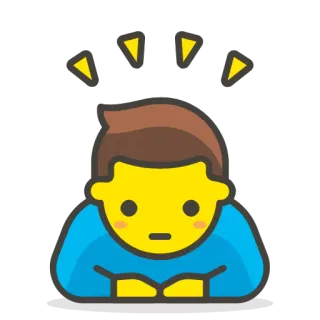 🙇 telegram sticker