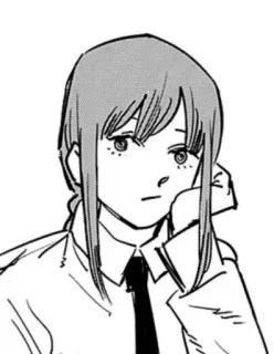 🌫 Makima Chainsaw Man anime, manga, chainsaw man, makima, character, fictional telegram sticker